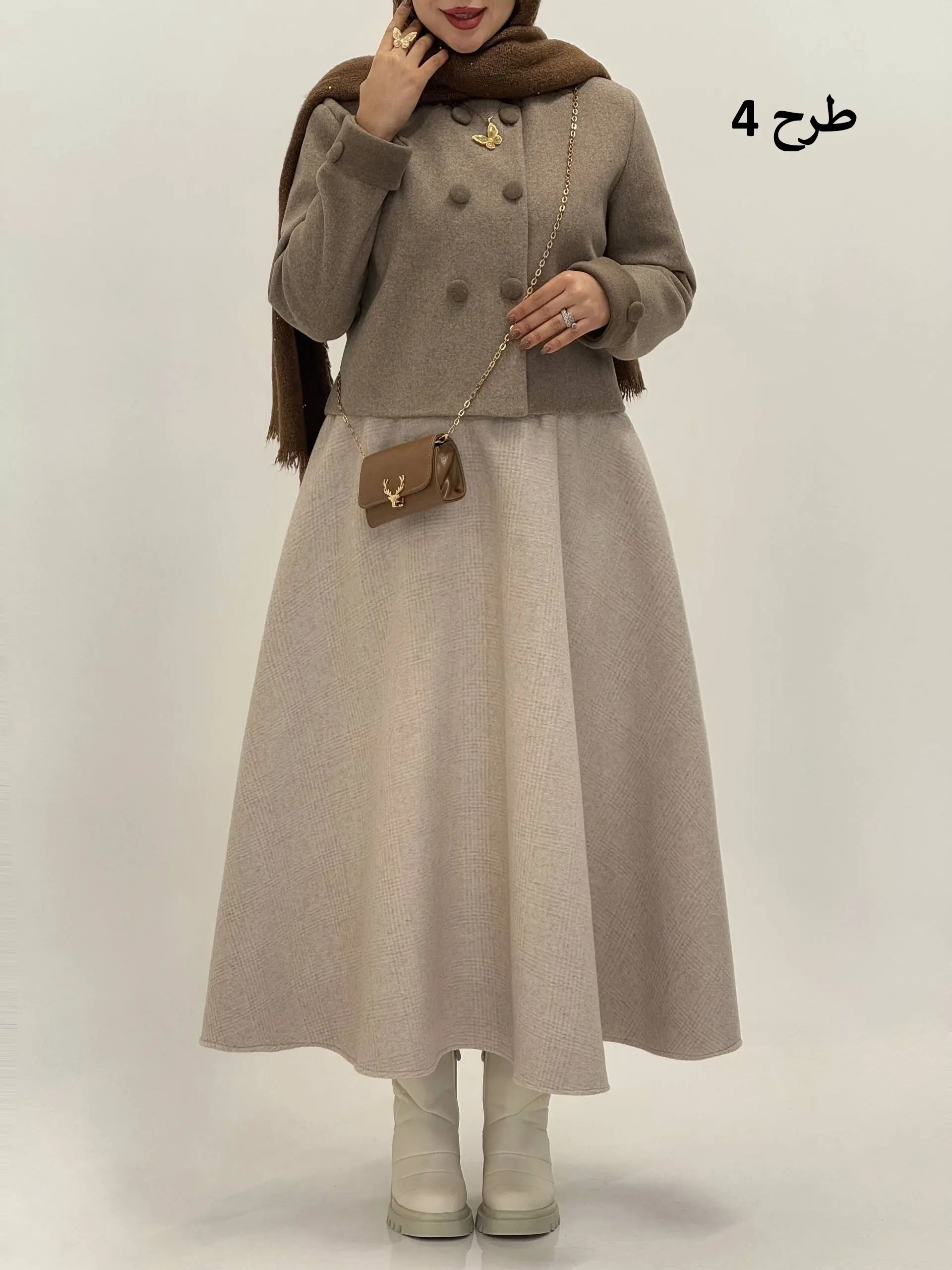 3670-کت و دامن پاییزه آبان